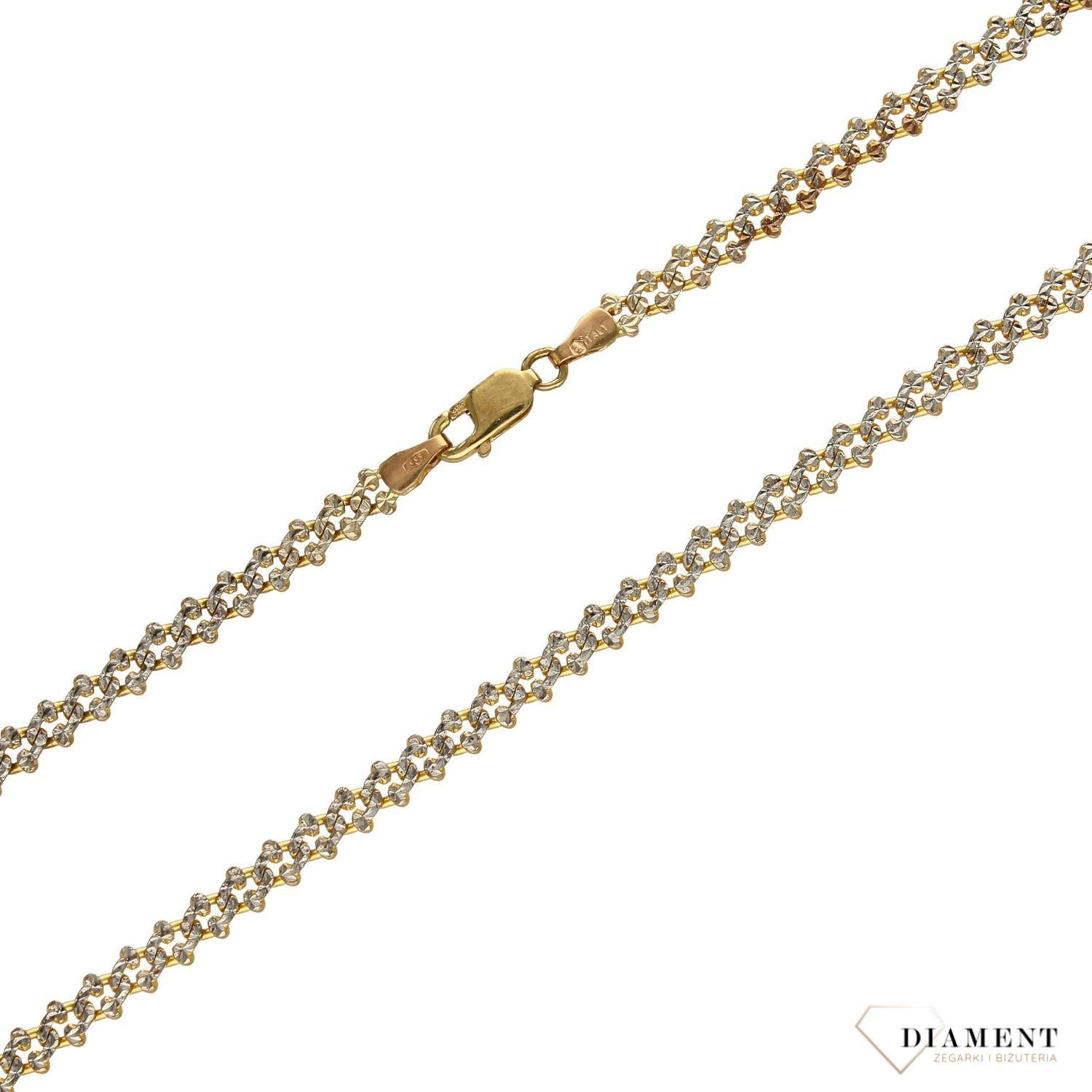 Złoty łańcuszek 333 o szerokości 4 mm DIA-LAN-1455-333 4mm (2).jpg